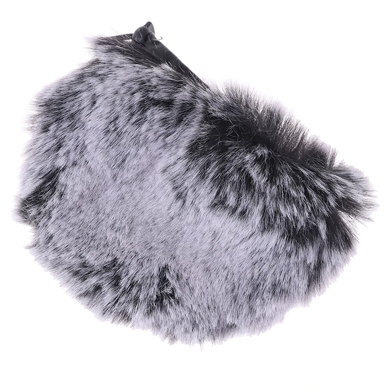 

Furry comfortable Microphone Wind Muff Windscreen Microphone Windscreen Mic Windscreen Wind Cover Blue for Yet