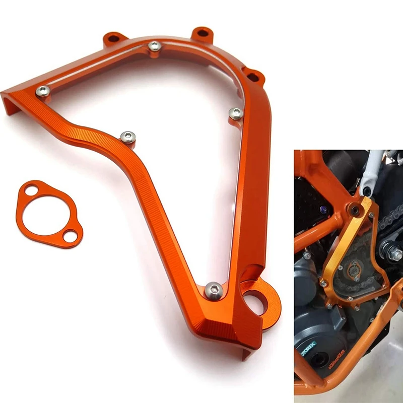 

NEW-Motorcycle Front Sprocket Guard Engine Protector Chain Guard for KTM Duke250 390 2017 2018 2019