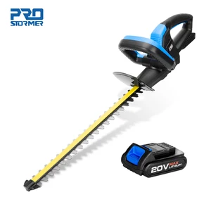 20V беспроводной электрический триммер для хеджирования, секаторы, 2000 мАч, аккумуляторная садовая косилка, садовые инструменты от PROSTORMER