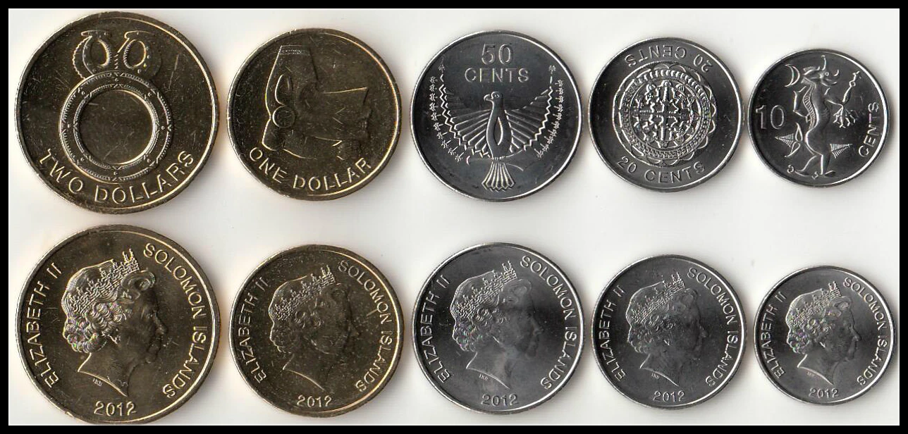 

Монеты Соломоновы острова, набор из 5 предметов, новая Оригинальная Коллекционная монета, настоящий редкий Unc, Памятное издание 2012