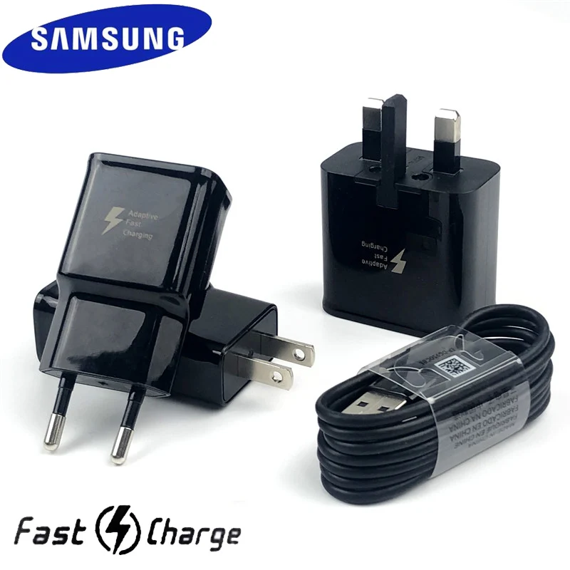 Оригинальное быстрое зарядное устройство Samsung 9 В/1 67 А ЕС/США/Великобритания