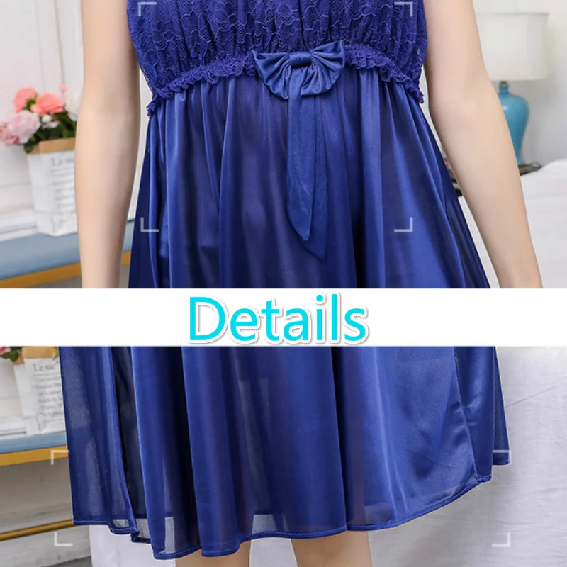 

Nightgowns Women Chic Fashion Bow Pleated Sleepshirts Womens Silk Sweet Sexy Summer Sleeveless Lounge Female Casual Ins Ulzzang