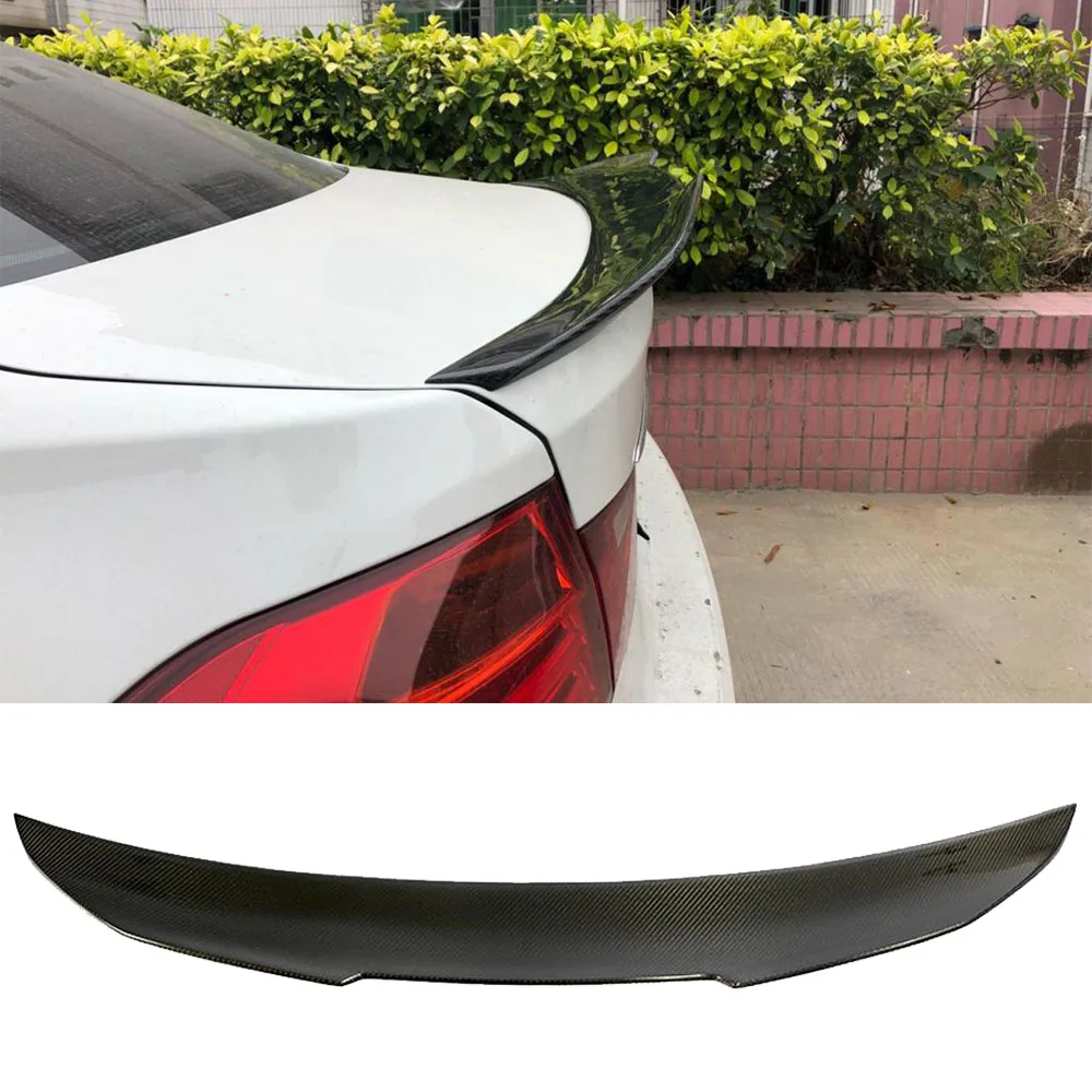 Углеродное заднее спойлерное крыло багажника для BMW 3 серии F30 F80 M3 2013 - 2019 года Car Boot Lip on.