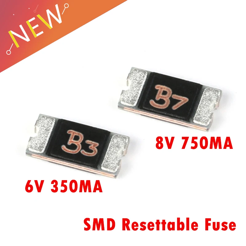 Самовосстанавливающийся предохранитель SMD 20 шт./лот 1206 350 мА PTC12066V035 750MA PTC12068V075