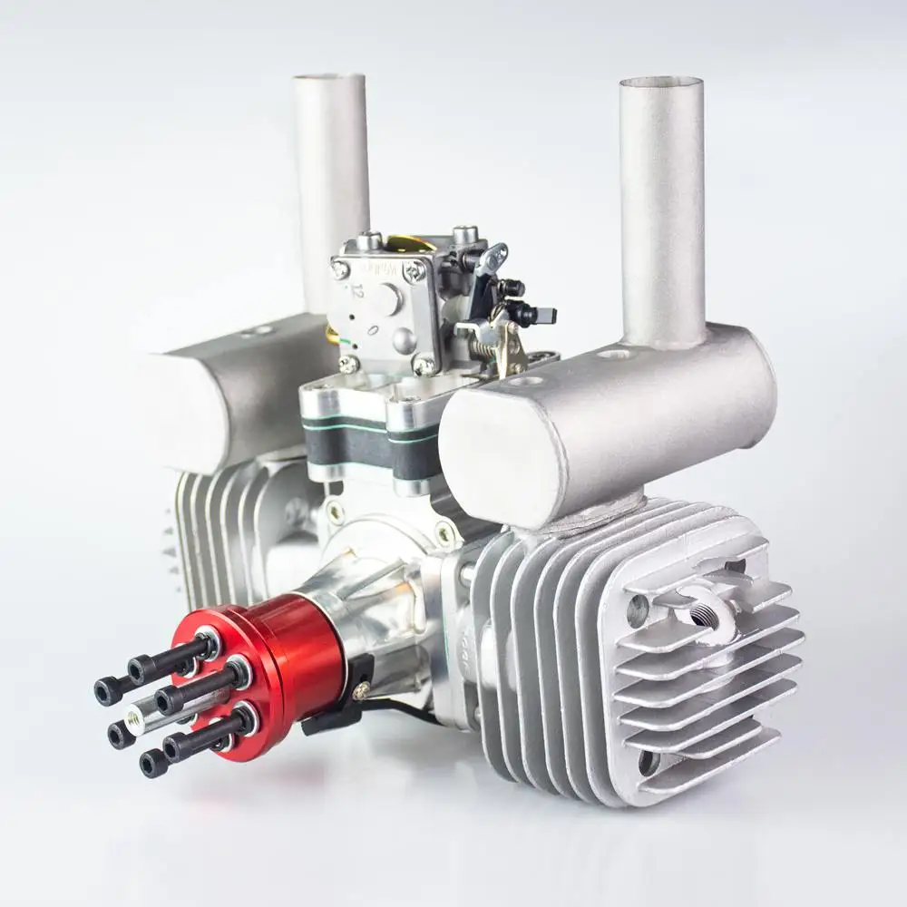 Оригинальный RCGF новая версия 120cc двухцилиндровый бензиновый/бензиновый