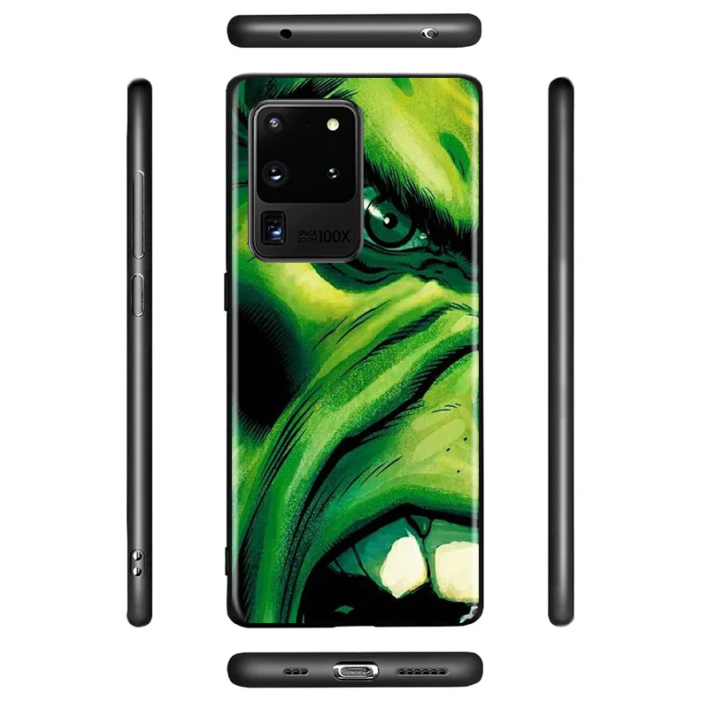 

Marvel Super Hero Avengers Hulk For Samsung Galaxy A31 A51 A71 A91 A12 A32 A42 A52 A72 A02S A22 TPU Silicone Black Phone Case