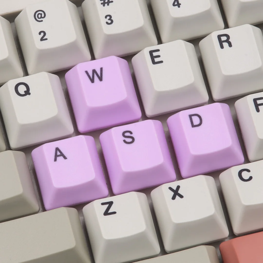 Кепка acitive Keyboard WASD PBT для ключей s синий розовый фиолетовый красный желтый зеленый