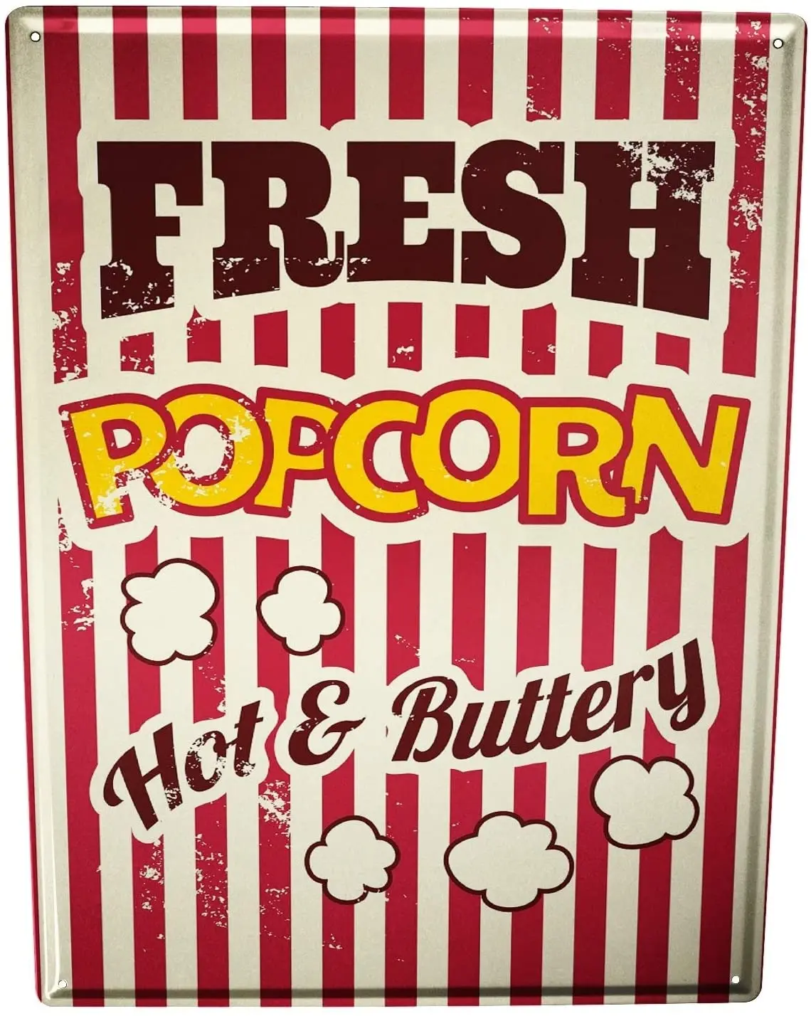 

SINCE 2004 Tin Sign Metal Plate Decorative Sign Home Decor Plaques 30 x 40 cm Metal Plate Plaque Bar Party Popcorn Cinema