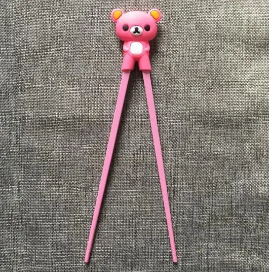 

1 Pair Kids Chopsticks Cute Bear Panda Cat Learning Training Chopsticks For Kids Children Chinese Chopstick Learner Gifts