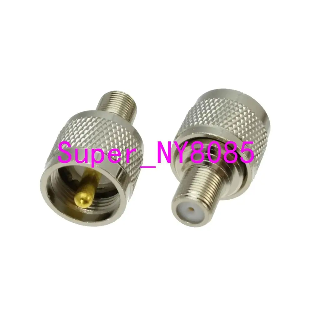 PL259 to F Jack UHF PL259 SO239 до F ТВ система видеонаблюдения штекер и Женский Разъем RF коаксиальный адаптер разъем - Цвет: PL259 to F Jack