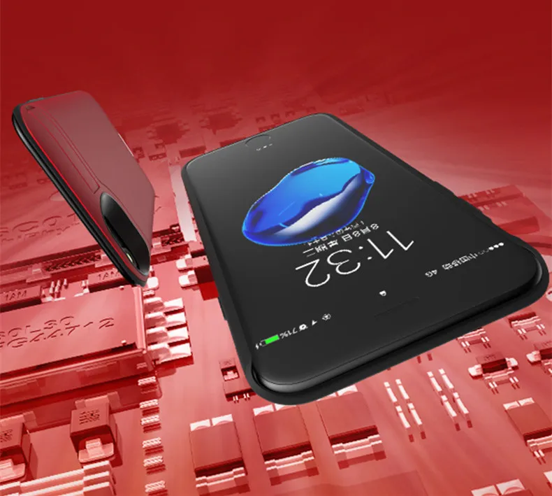 

20000mah Fast phone charger For iPhone 6 7 8 plus 5.5inch Battery Case Power Bank Cover Portable Charger Battery Pack case