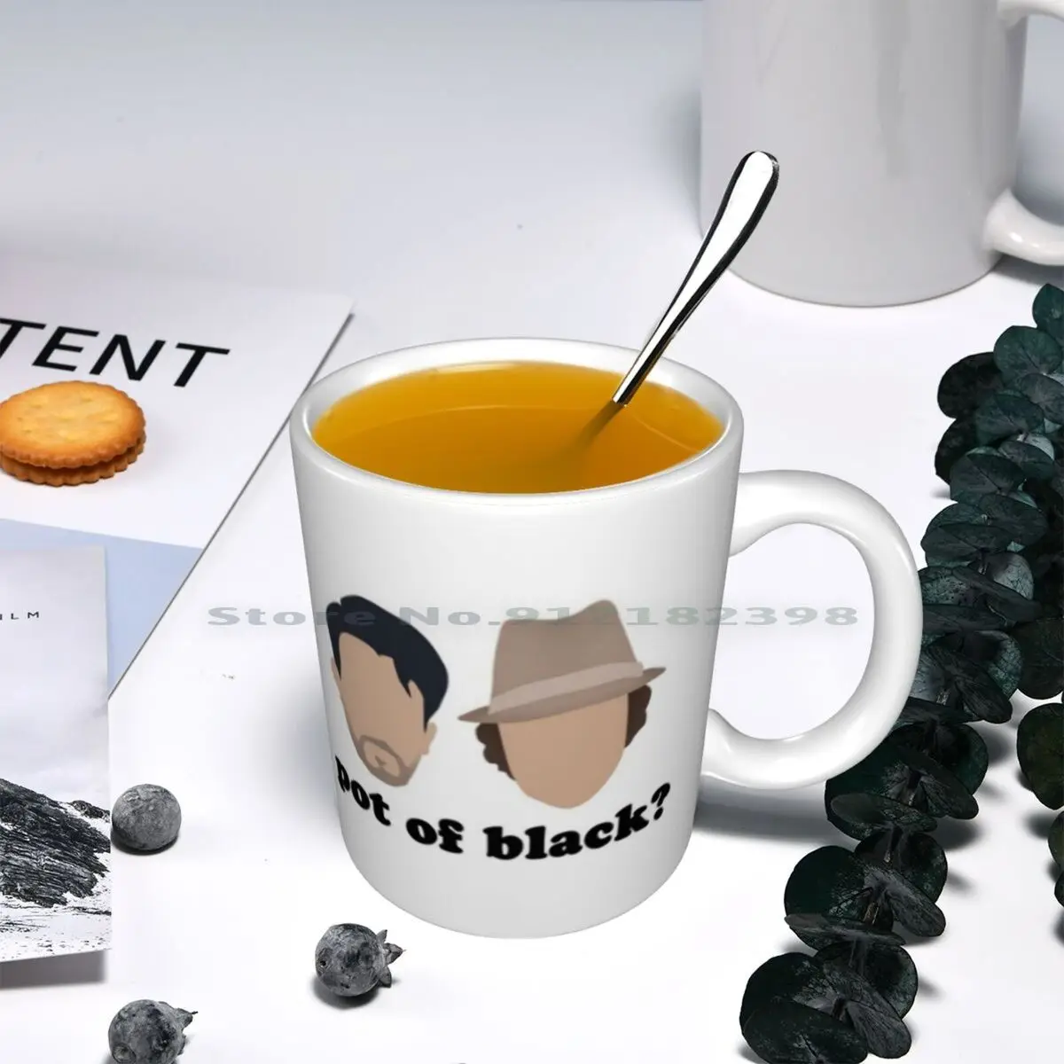 Pot Of Black ? Nirvanna The Band Ceramic Mugs Coffee Cups Milk Tea Mug Nirvanna Pot Black Coffee Band Show Matt Johnson Jay images - 6