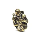 Ретро латунь средневековый воин нож бусины DIY Брелки шнурок подвески ювелирные изделия медный солдат Паракорд EDC уличные аксессуары