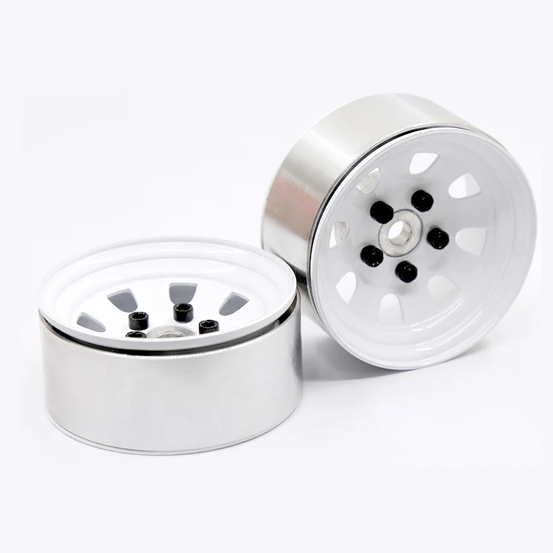 4Pcs Metal 1.9 Beadlock Wheel Rims Hub for 1/10 RC Crawler Car Axial SCX10 II 90046 AXI03007 Traxxas TRX4 RC4WD D90 | Игрушки и хобби