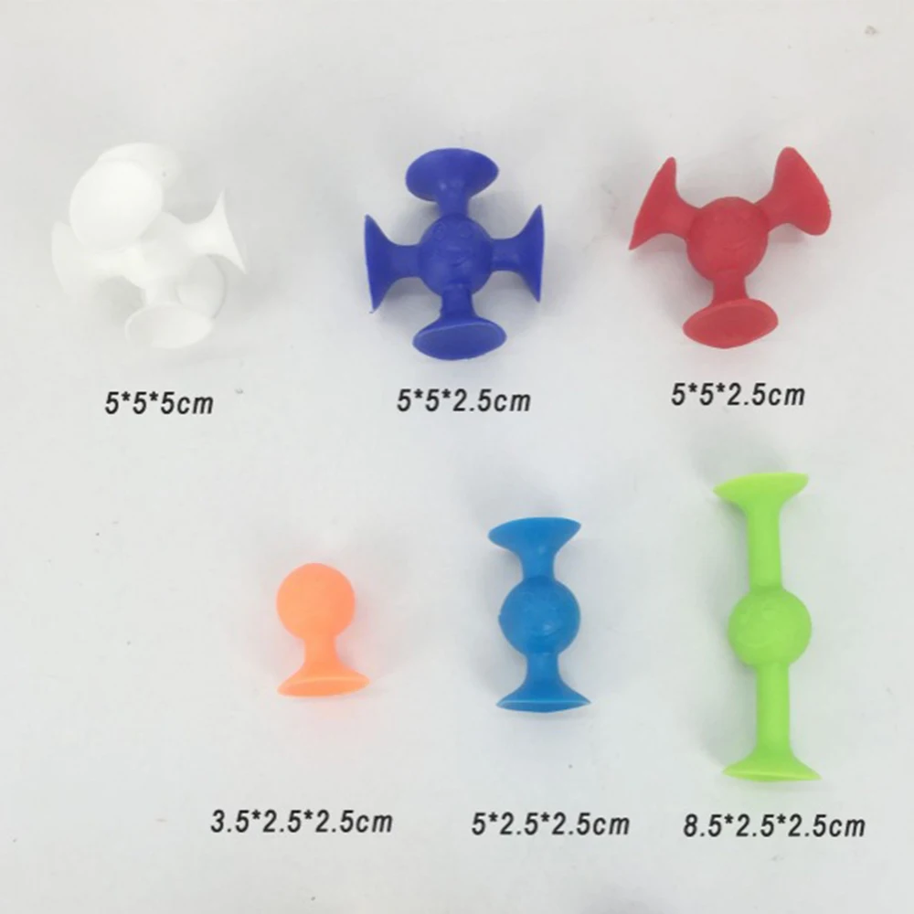 

Creativity Soft Building Blocks Kids DIY Pop Sucker Funny Silicone Block Model Construction Toys Creative Gifts for Children Boy