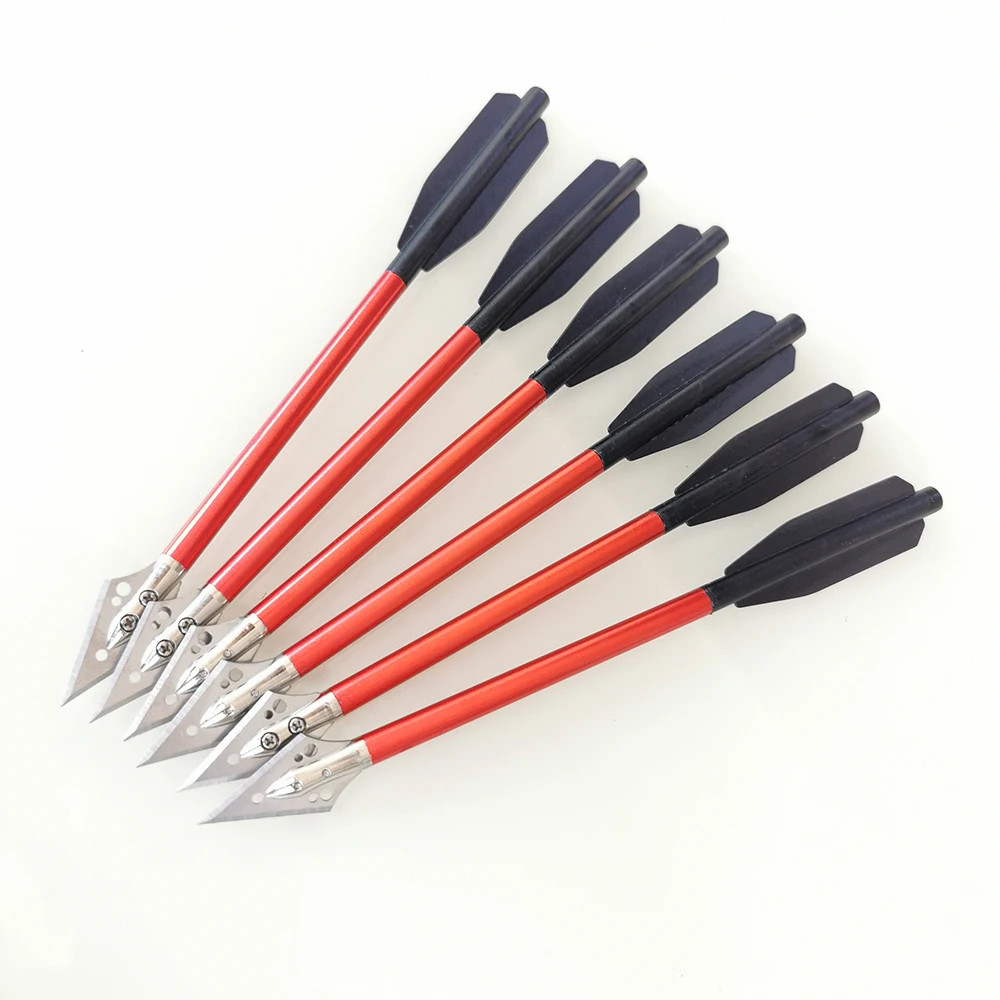 

12PCS/24PCS Archery Aluminium Crossbow Bolts Arrows for 50-80lbs Crossbow Hunting