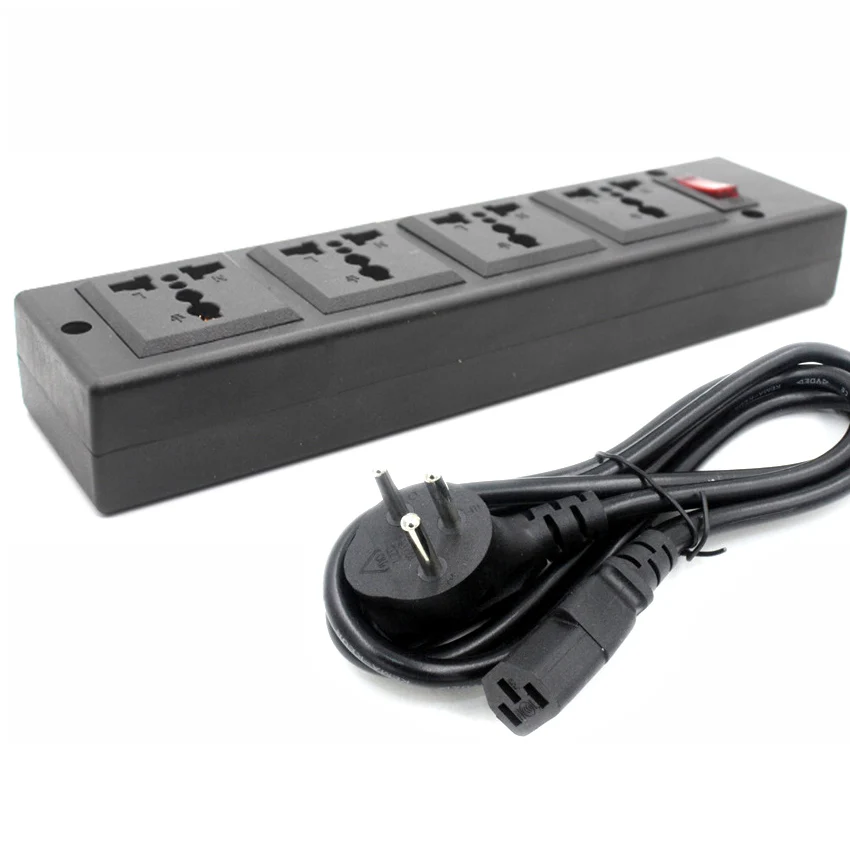 Многофункциональный Универсальный удлинитель 250 В 13 А 1 5 м 4 гнезда IEC 320