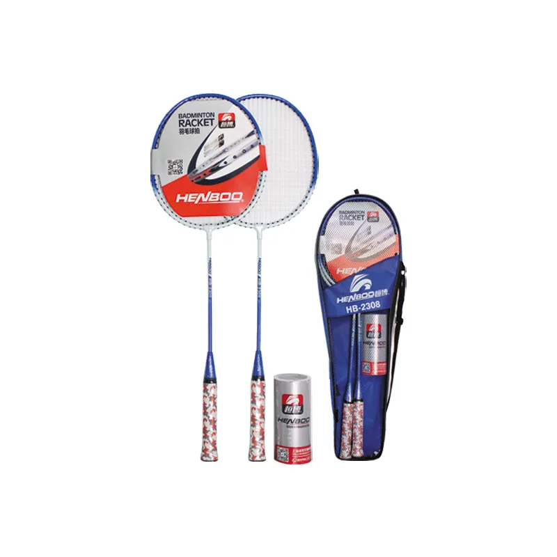 HENBOO Badminton Racket Set Family Double Professional Titanium Alloy Lightest Durable Standard 2308 | Спорт и развлечения