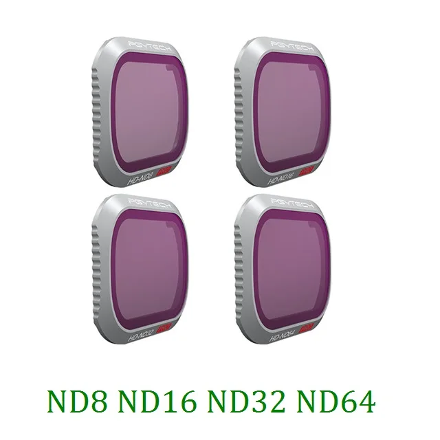 ND8 16 32 64 PGYTECH ND CPL набор фильтров для объектива для DJI Mavic 2 Pro профессиональная версия - Цвет: ND8 16 32 64