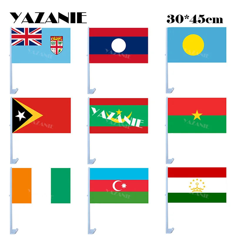 YAZANIE 30*45 см флаги для автомобилей из Гайаны и | Дом сад