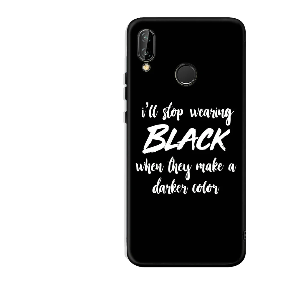 Новое поступление черный чехол ТПУ для huawei mate 10 20 P8 P9 P10 P20 P30 Lite Plus Pro 2017 Fundas Coque Capinhas