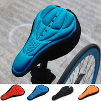 ultra soft mtb mountain bike bicycle saddle 3d gel pad sponge outdoor breathable cushion cover soft cycling bike seat mat 4color