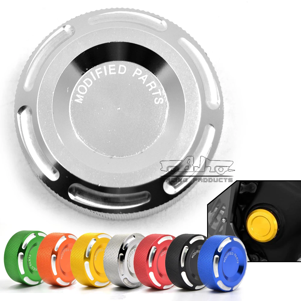 ЧПУ Задняя Тормозная жидкость сцепления резервуар Кепки Крышка для Yamaha R25 2013 2018 R3