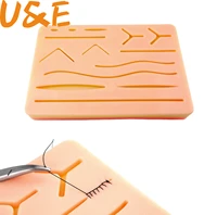 medical silicone skins pad skin suture wound module surgical instruments needle holder suture practice simulated skins