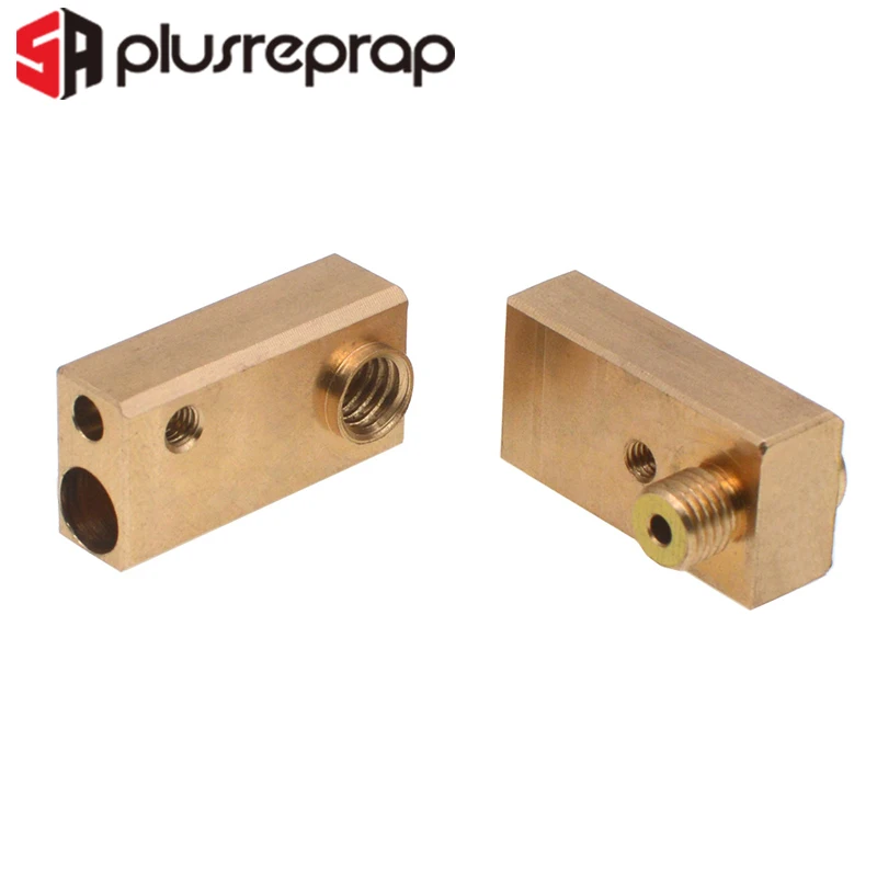 Латунный нагревательный блок модифицированной версии для принтера Ultimake 2 UM2 нить