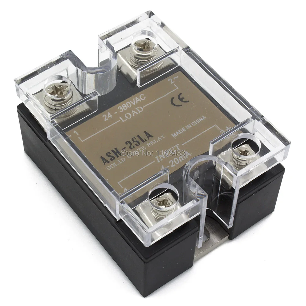ASH 25LA однофазный ток к AC 25A 380VAC твердотельный регулятор напряжения SSR|solid state voltage