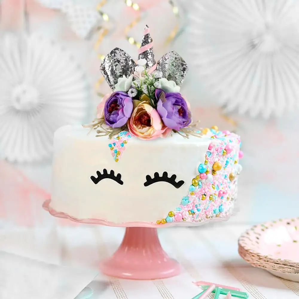 QIFU Единорог торт Топпер праздничное украшение торта принадлежности Свадебные