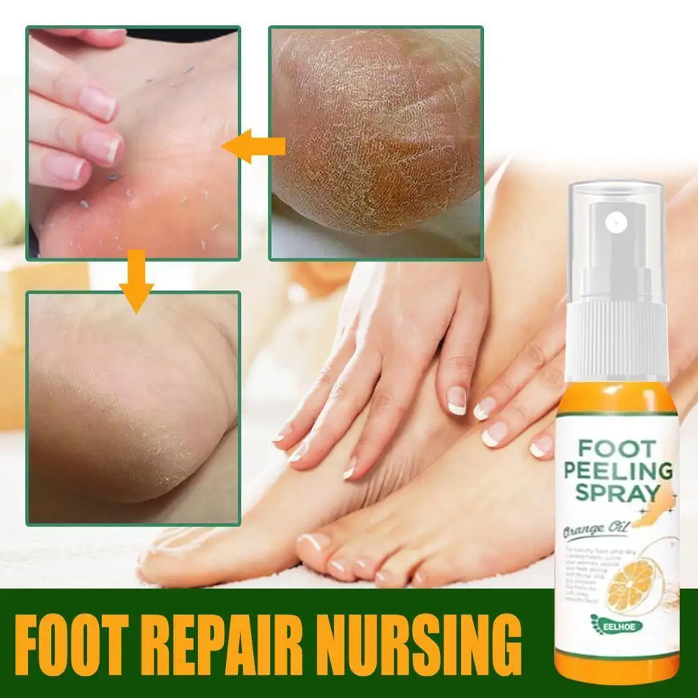 

Foot Exfoliating Spray Can Remove Dead Skin On Feet, Elbows Crusty Foot And Calluses Knees, Remove Care And U9o8
