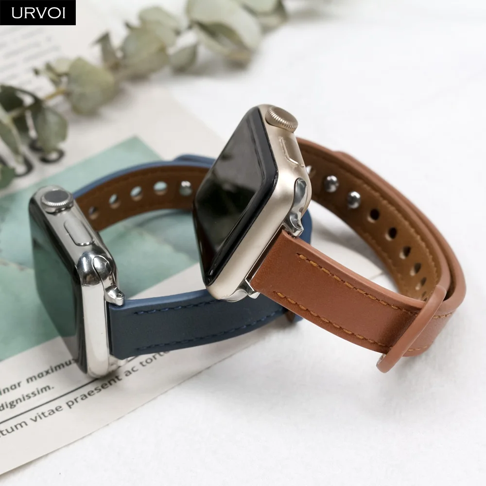 Ремешок URVOI для Apple Watch series 8 7 6 SE 543 спортивный браслет тонкий ремешок из