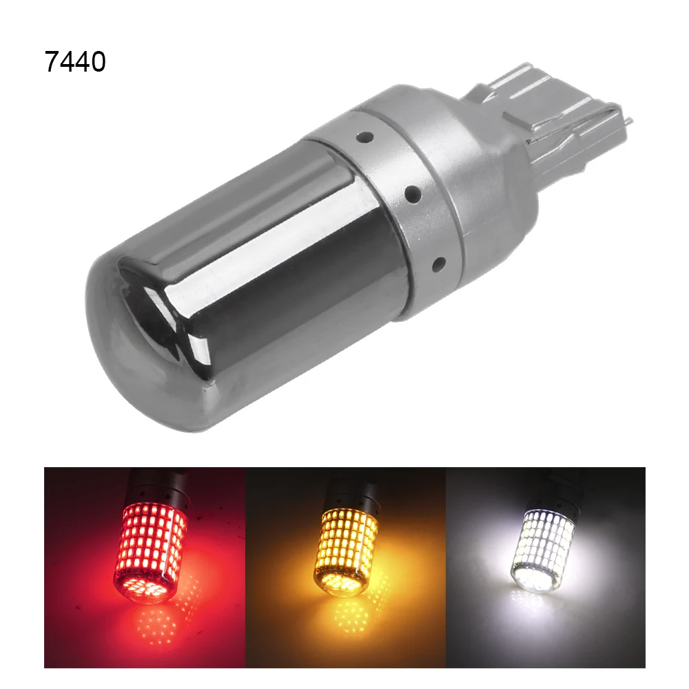 1156 BA15S P21W T20 7440 W21W светодиодный лампы указатели поворота тормозной фонарь