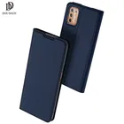 Чехол-книжка для Moto G9 Plus DUX DUCIS Skin Pro Series, кожаный чехол-бумажник для Motorola Moto G9 Plus, чехол со слотом для карт, аксессуары