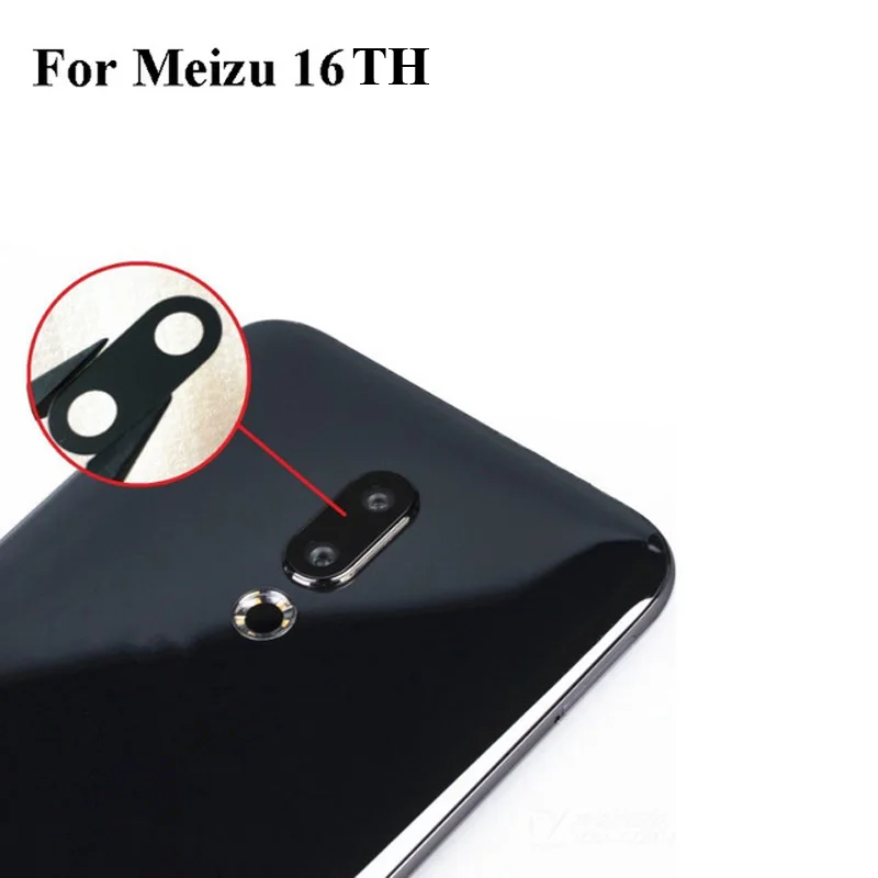 2 шт. высокое качество для Meizu 16 th meizu задняя камера стеклянные линзы ремонтные