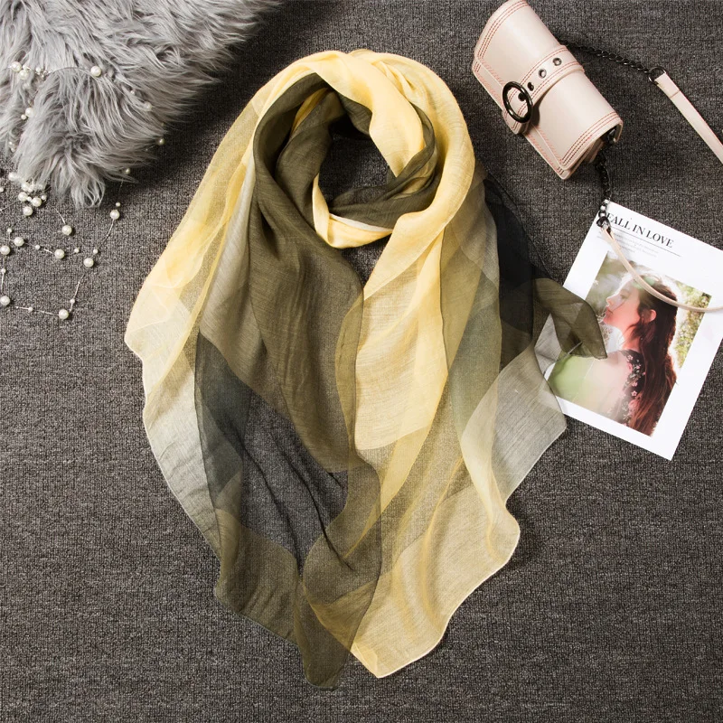 

Women Shawl Scarf Autumn Winter Fashion Solid Color Pashmina Scarves Warm Tassel Hijab Black