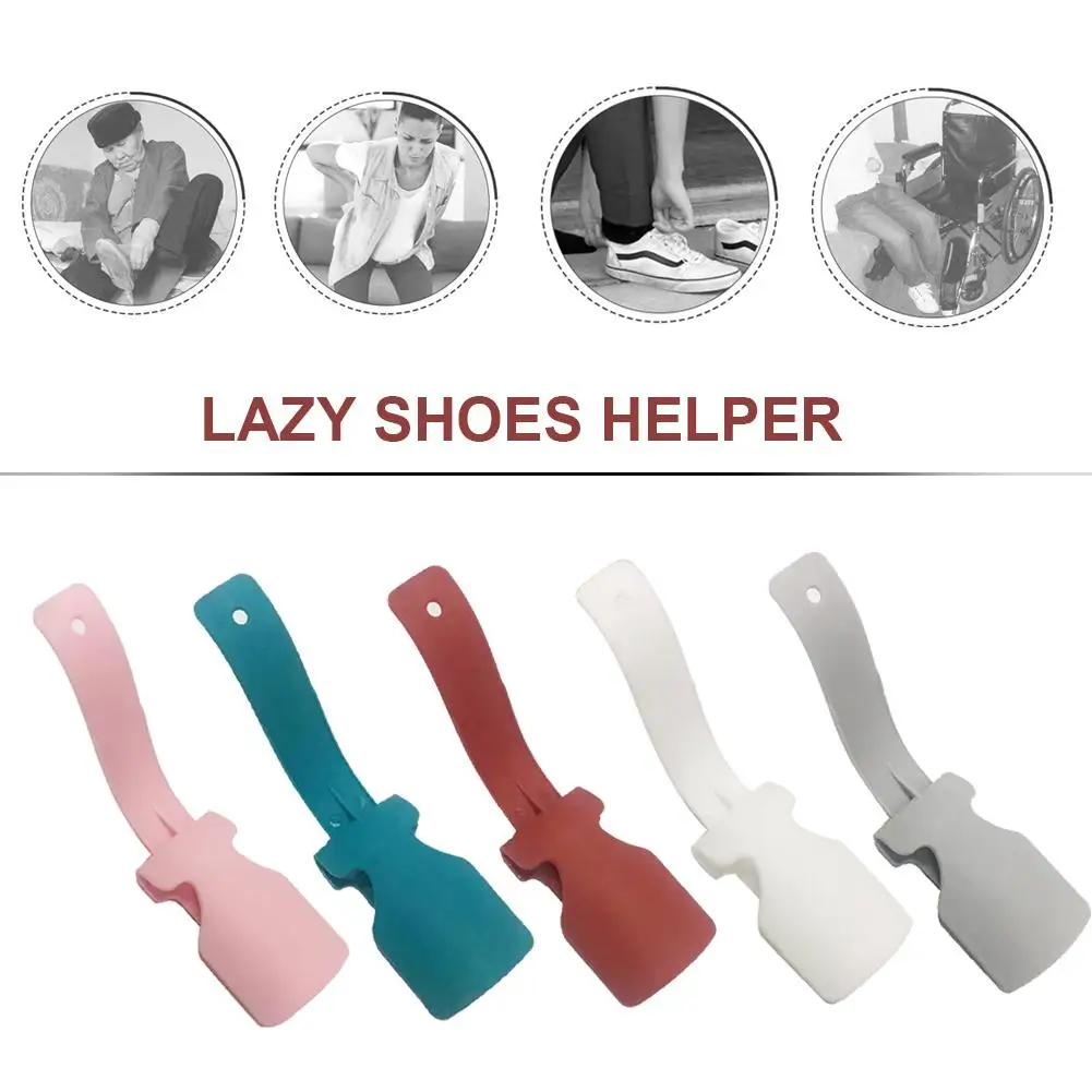 2 шт. обувь без застежки помощник унисекс обрабатываются рожок для обуви легко