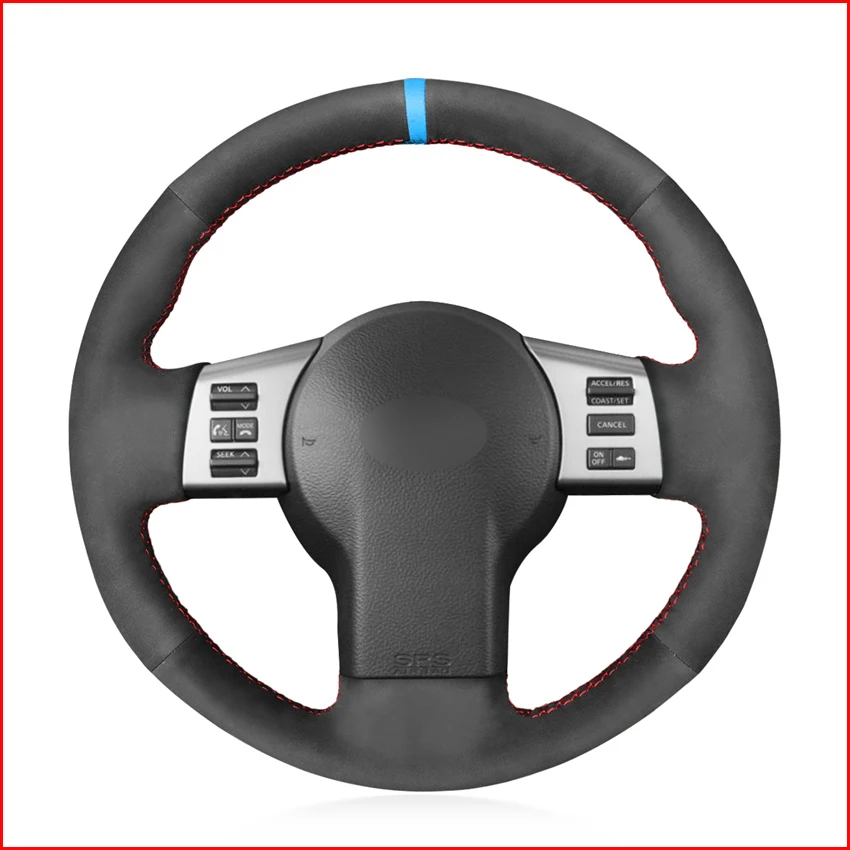 Чехол на руль MEWANT черный замшевый чехол для Infiniti FX FX35 FX45 2003 2008 Nissan 350Z 2004 2005 2006 2007 2009