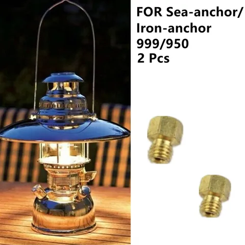 2 шт. сопла карбюратора 500 керосиновая лампа для лампы морского якоря/железного якоря модели 999 950 универсальные латунные сопла