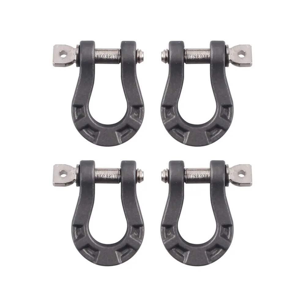 4 шт. металлический красный/серый фарш для крюка бампера d кольцо 1/10