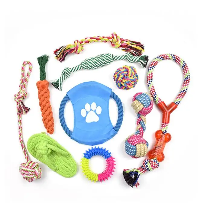 Juegos de juguetes para Perros grandes, paquete de 7 unidades de cuerda...
