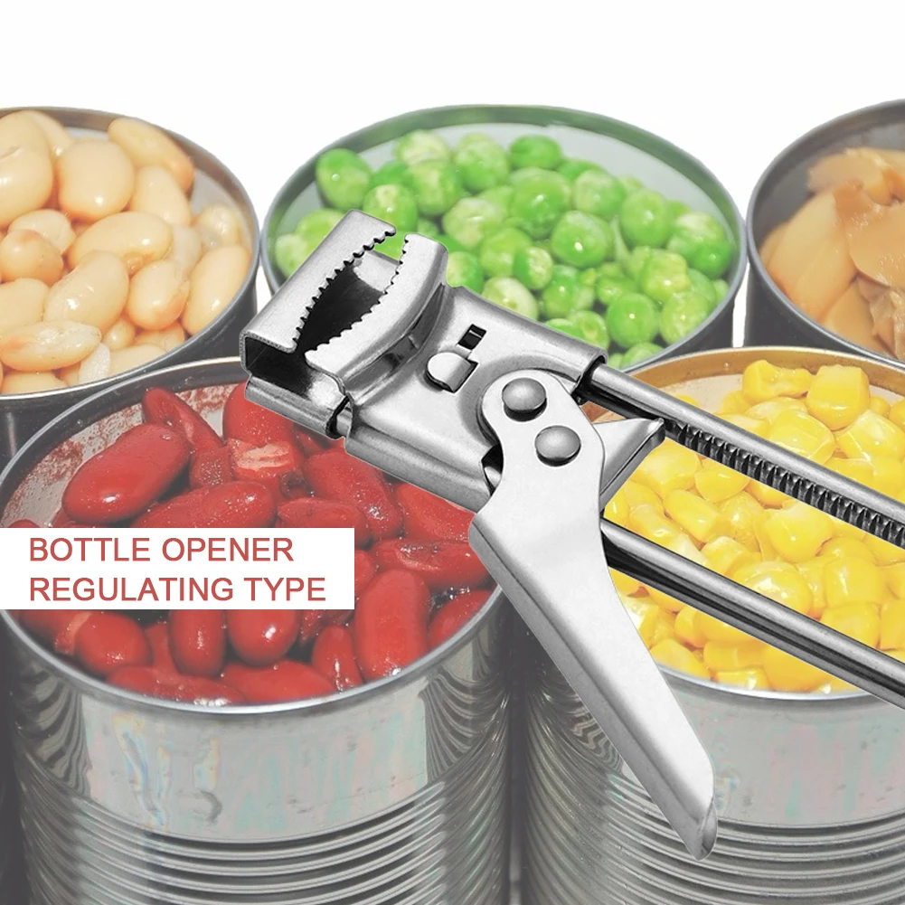 Открывалка для бутылок практичная прочная нержавеющая сталь регулируемая