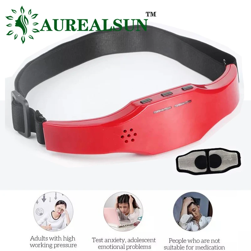 

Head massager Masajeador cabeza electrodos estimulador tens fisioterapia Insomnia Eliminate Migraine Headache Hypnotic Apparatus