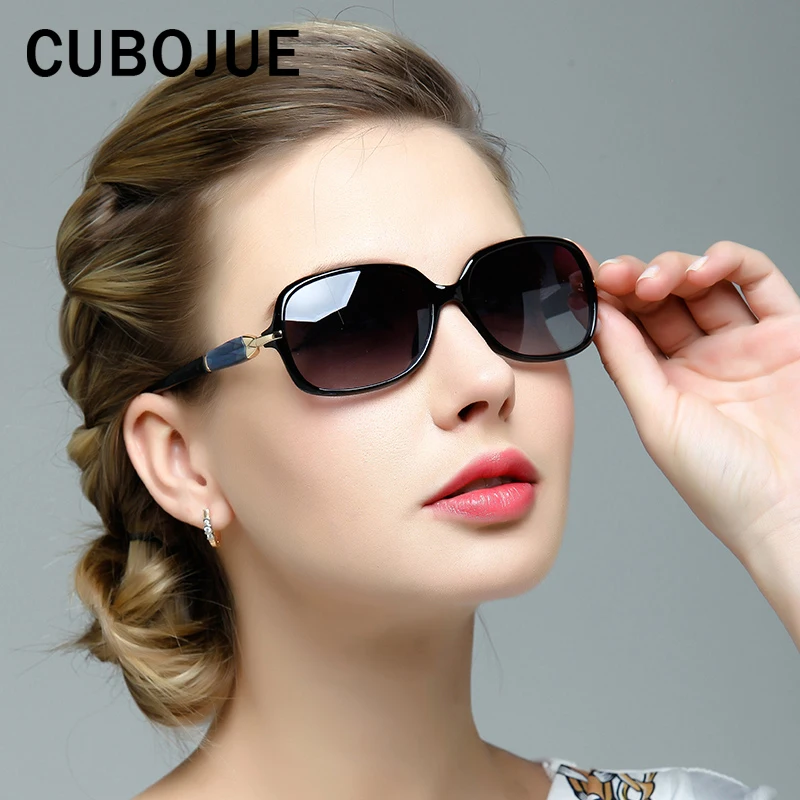 Маленькие женские солнцезащитные очки CUBOJUE поляризационные для вождения