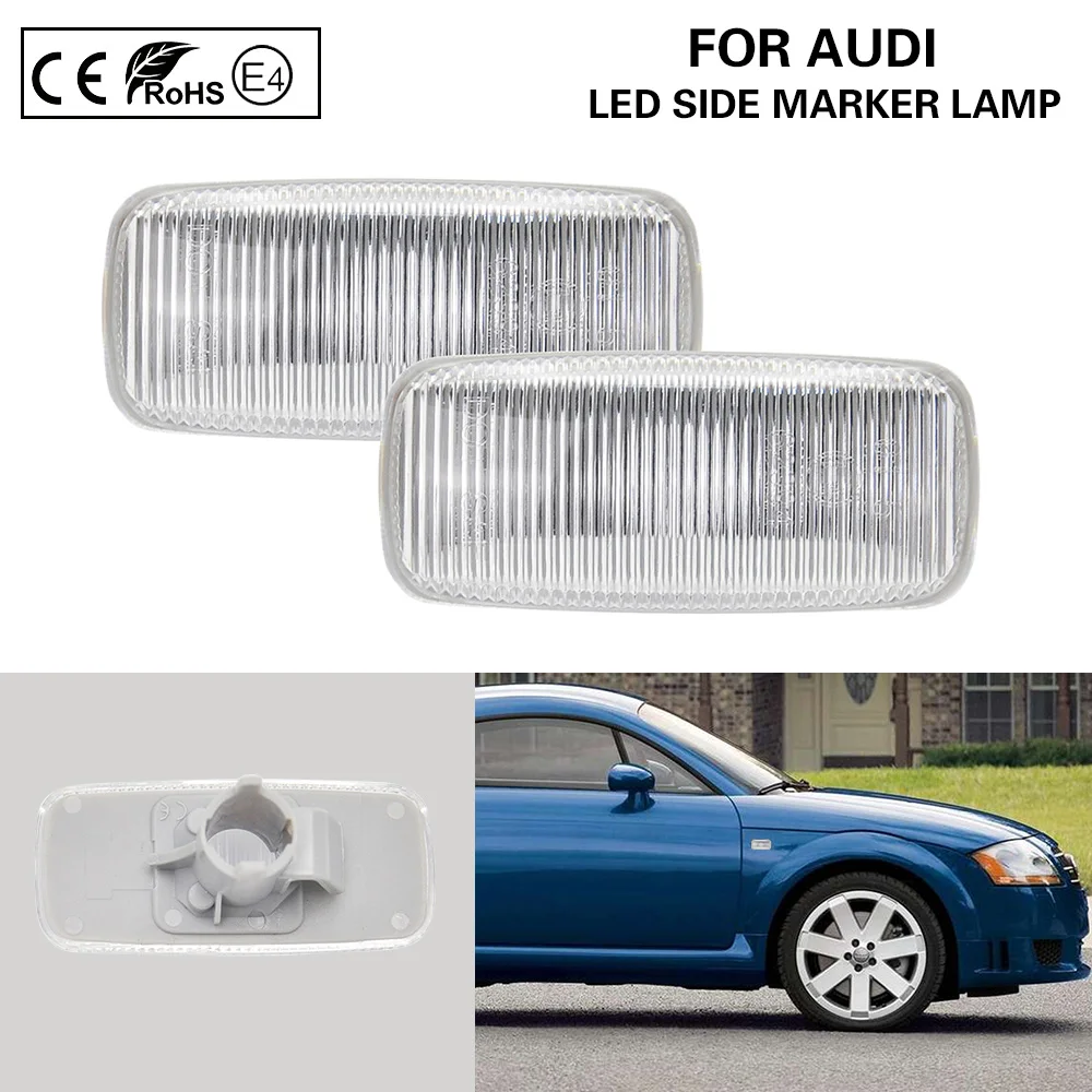 2 * шт прозрачный Боковой габаритный фонарь OEM сигнальный подходит для Audi A3 hatchback