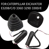control joystick handle for caterpillar excavator cat e320bcd 336d 329d 330d accessorie dustproof cover boot spare parts