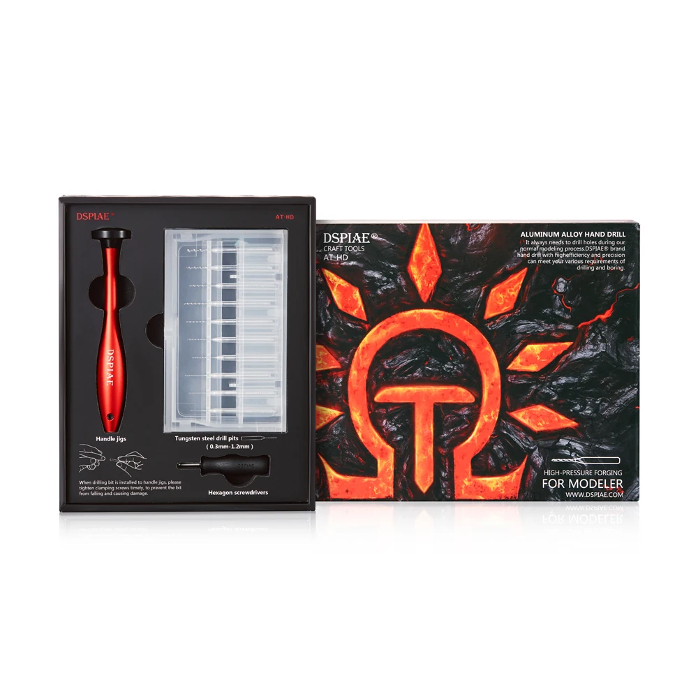 Миниатюрные модели высокое качество точность AT HD Алюминий сплава ручная дрель