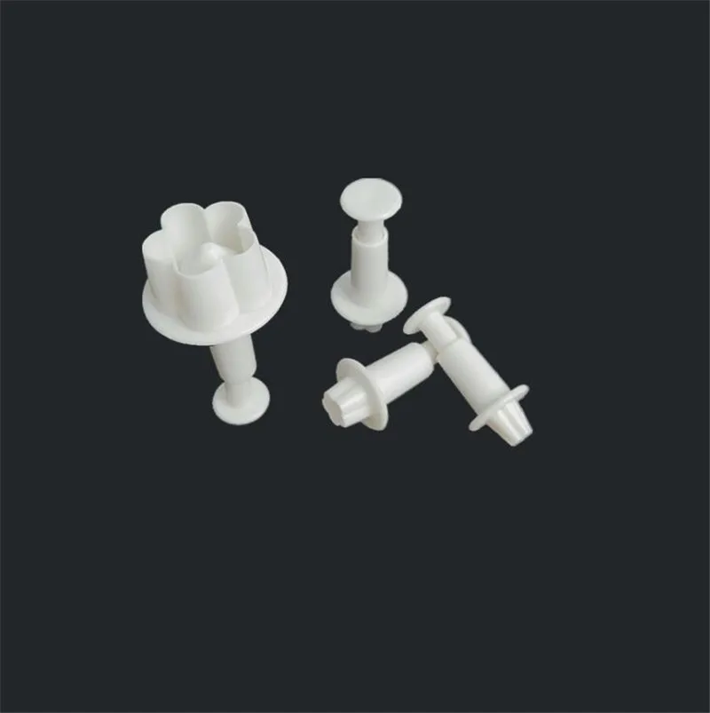 4 шт./компл. сливы цветока Плунжер для сахарной мастики резак Sugarcraft торт