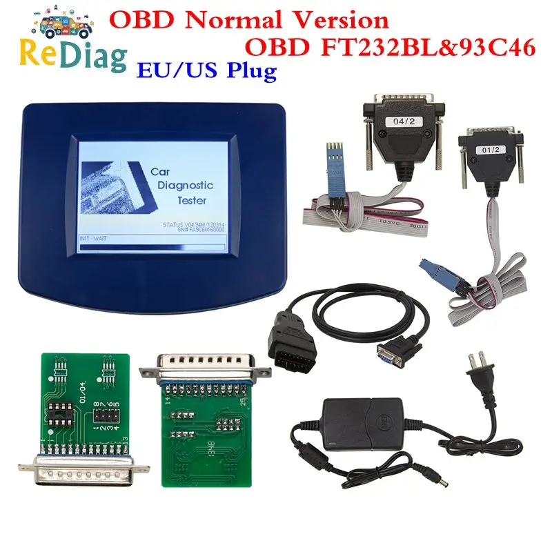 

Digiprog 3 V4.94 OBD Version FTDI FT232RL&93C46 Mileage Programmer Digiprog III OBD Cable With ST01 ST04 with EU/US Plug